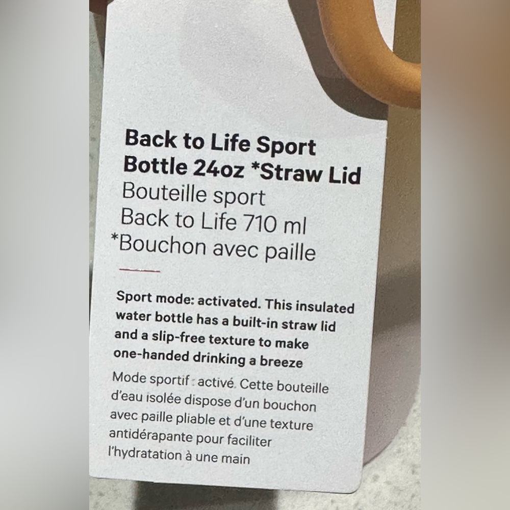✨NWT✨ Lululemon: Back to Life Sport Bottle 24oz
Straw Lid - Picture 8 of 11